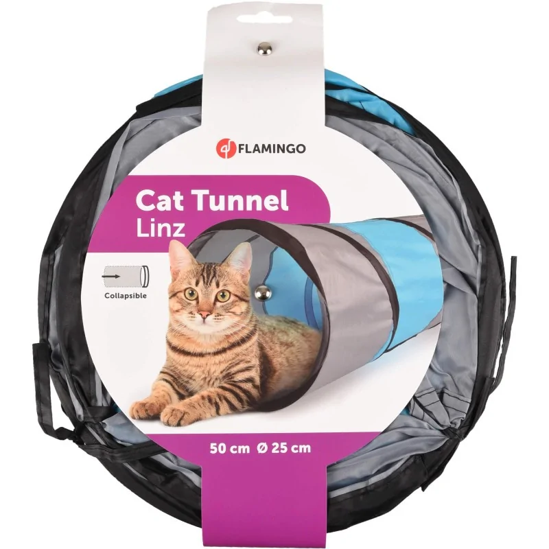 Jouets Chat-Tunnel de Jeu pour Chat Linz – 50 cm x 25 cm-Tunisie