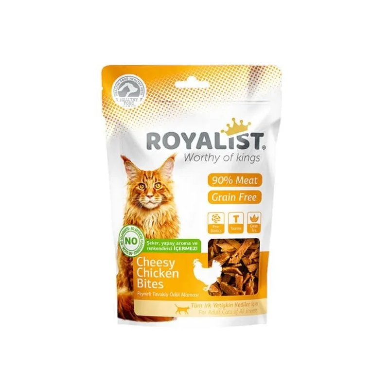 Friandises Chat-Royalist Friandises tendres au fromage et poulet – 80g-Tunisie