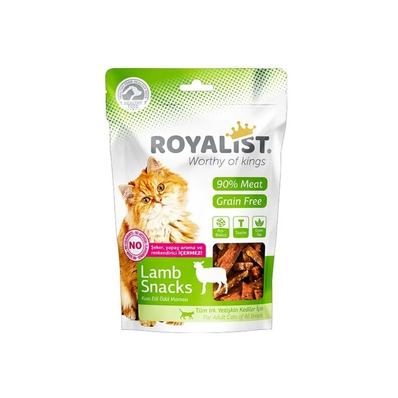 Friandises Chat-Royalist Friandises tendres à l'agneau pour chats – 80g-Tunisie