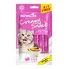 Friandises Chat-Royalist Friandises crémeuses pour chats – Saveur crabe – 5 x 15g-Tunisie