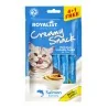 Friandises Chat-Royalist Friandises crémeuses pour chats – Saveur Saumon Hairball control – 5 x 15g-Tunisie