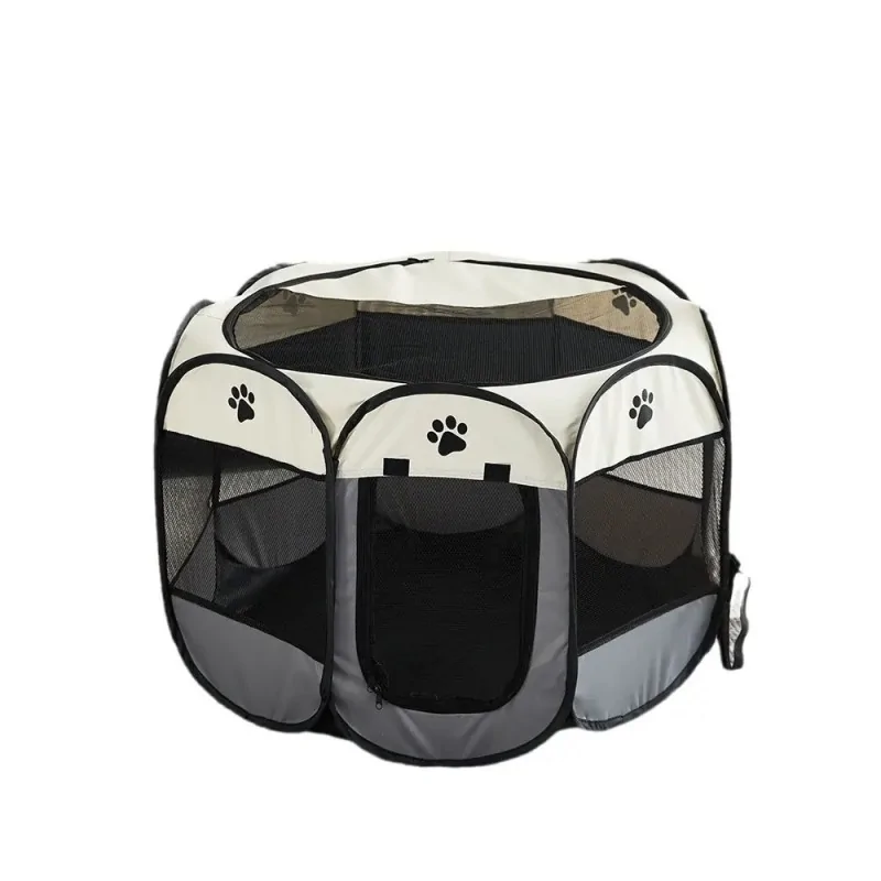 Cage de Transport-Parc pliable pour chat et chien - 80 x 80 x 50 cm-Tunisie
