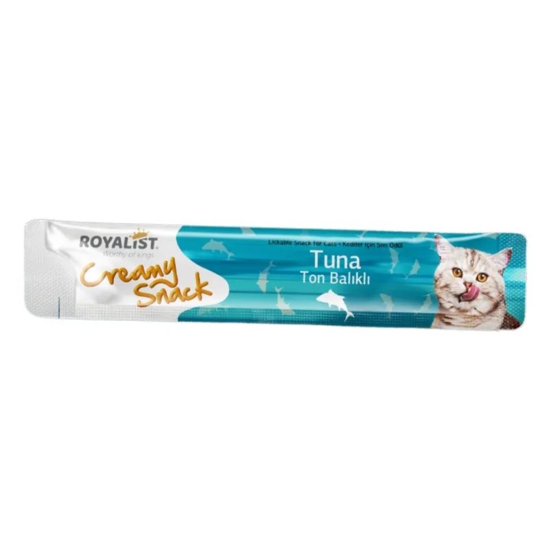 Friandises Chat-Royalist Friandises crémeuses pour chats – Saveur thon – 15g-Tunisie