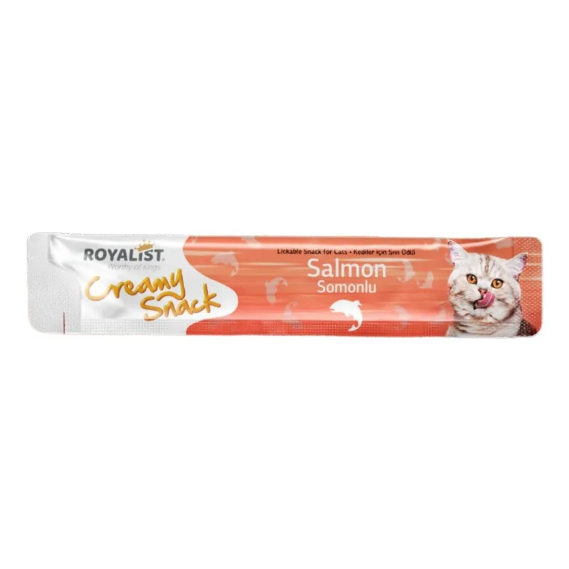 Friandises Chat-Royalist Friandises crémeuses pour chats – Saveur saumon – 15g-Tunisie