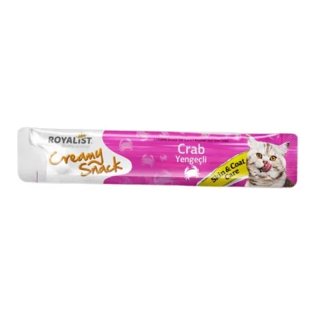 Friandises Chat-Royalist Friandises crémeuses pour chats – Saveur crabe – 15g-Tunisie