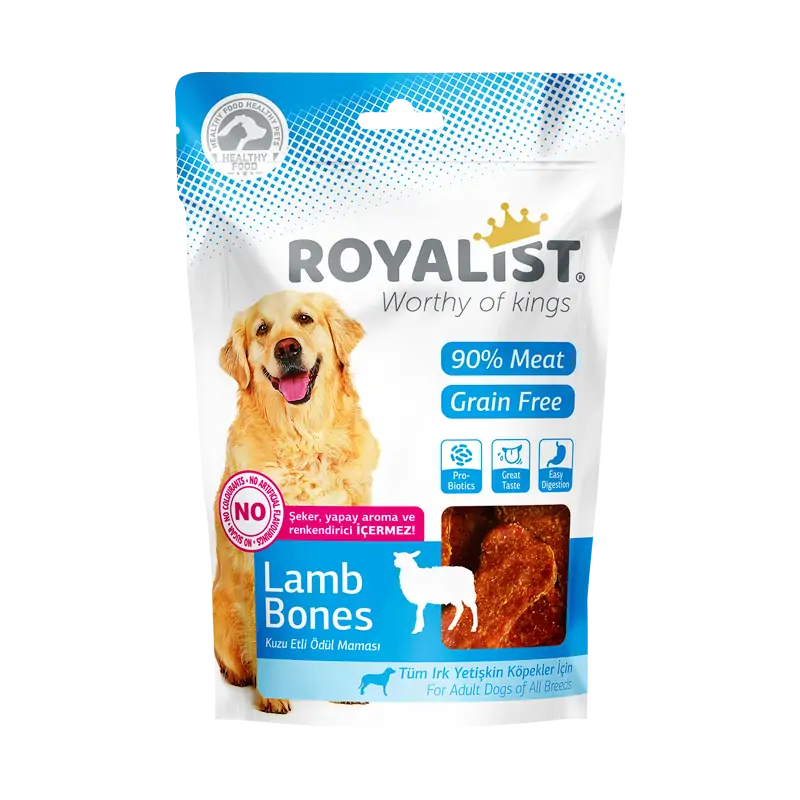 Friandises Chien-Royalist - Friandises pour chiens - Os d'agneau - 80g-Tunisie