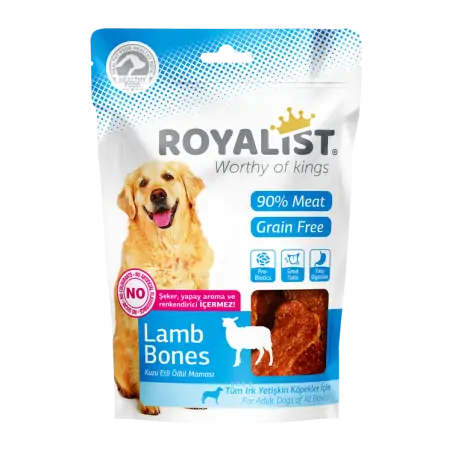 Friandises Chien-Royalist - Friandises pour chiens - Os d'agneau - 80g-Tunisie