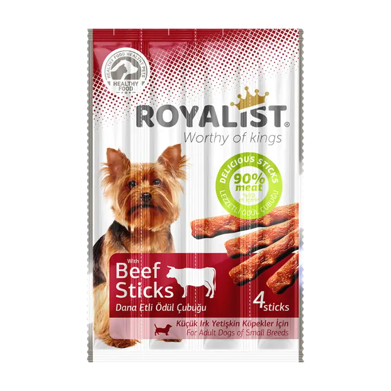 Friandises Chien-Royalist - Friandises pour chiens - Sticks au bœuf - 20g-Tunisie