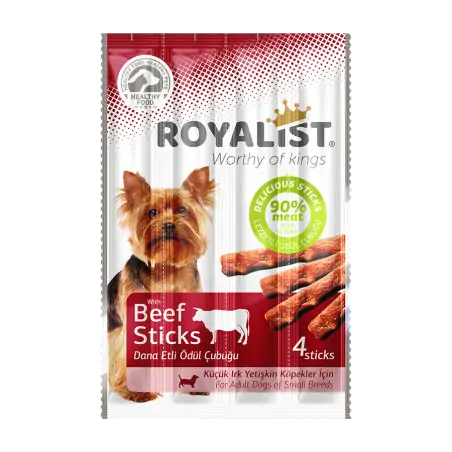 Friandises Chien-Royalist - Friandises pour chiens - Sticks au bœuf - 20g-Tunisie