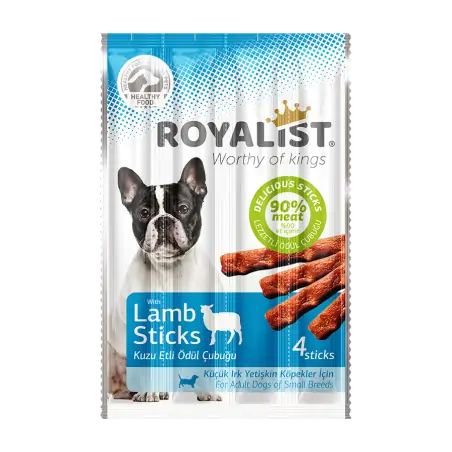 Friandises Chien-Royalist - Friandises pour chiens - Sticks à l'agneau - 20g-Tunisie