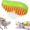 Brosse pour chat-Brosse Vapeur 3-en-1 pour Chats – Massage, Démêlage et Toilettage-Tunisie