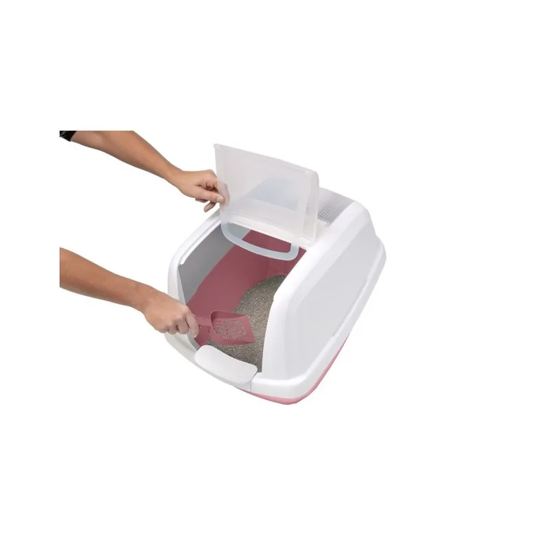 Maison de Toilettes-Maison de toilette pour chats IMAC Maddy – Rose-Tunisie