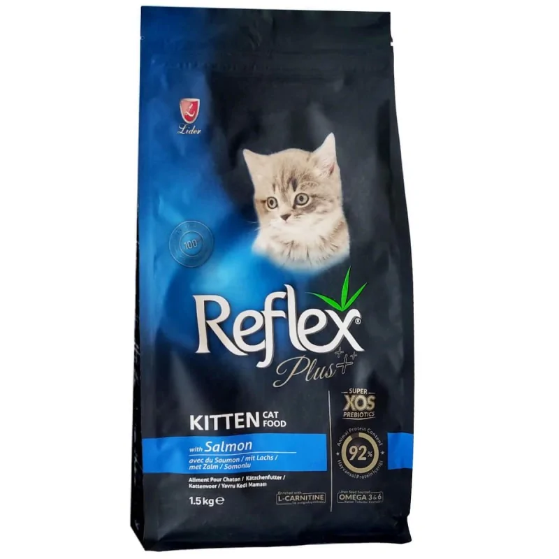 Croquettes Chat-Reflex Plus Kitten au Saumon pour Chatons – 1,5 kg-Tunisie