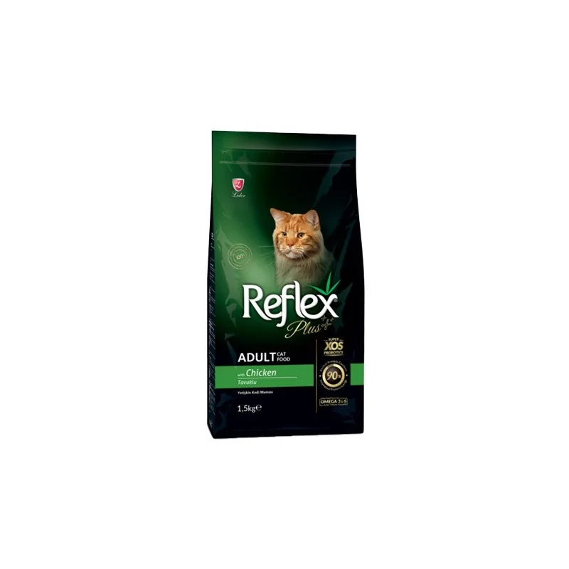 Croquettes Chat-Reflex Plus au Poulet pour Chats Adultes – 1,5 kg-Tunisie