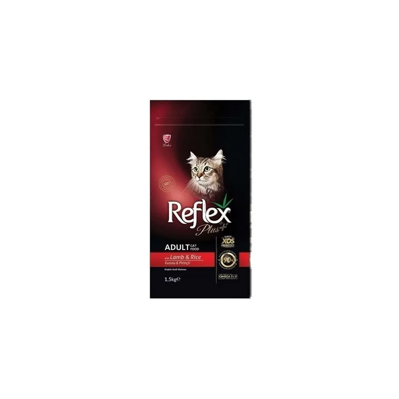 Croquettes Chat-Reflex Plus à l'Agneau et au Riz pour Chats Adultes – 1,5 kg-Tunisie