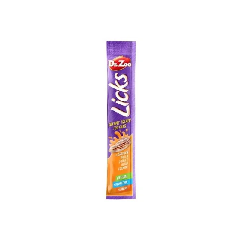 Friandises Chat-Dr. Zoo Snack Liquide au Poulet pour Chats - 4 x 15 g-Tunisie