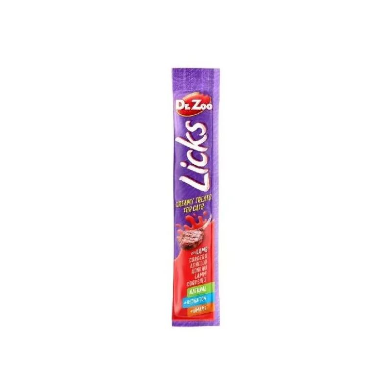 Friandises Chat-Dr. Zoo Snack Liquide au Mouton pour Chats - 4 x 15 g-Tunisie