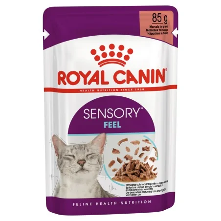 Humides Chat-Royal Canin Sensory Feel en Sauce pour Chats Adultes - 85 g-Tunisie