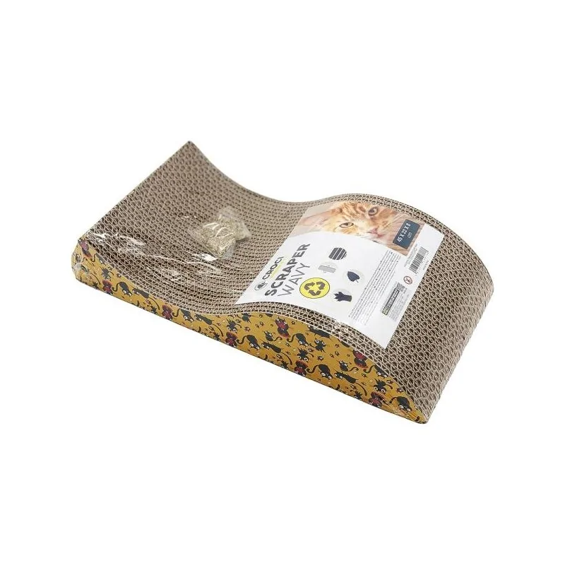 Arbre à Chat-Tapis de Grattage Wavy pour Chats avec Cataire - 50 cm-Tunisie