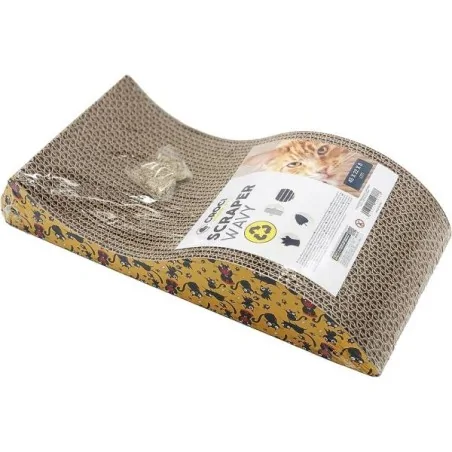 Arbre à Chat-Tapis de Grattage Wavy pour Chats avec Cataire - 50 cm-Tunisie