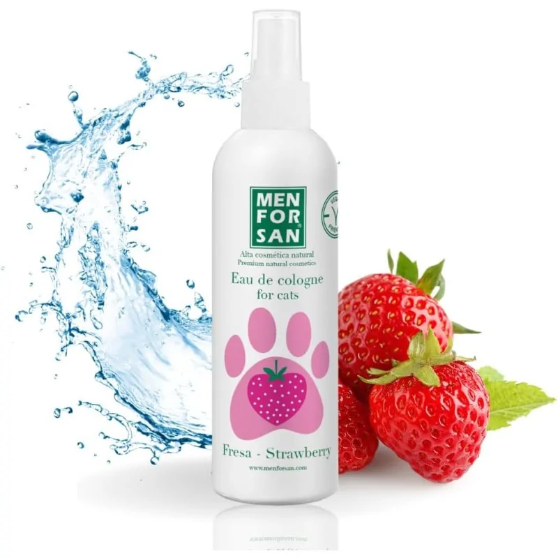 Toilettage et Hygiène-Eau de Cologne pour Chat Fraise 125ML-Tunisie