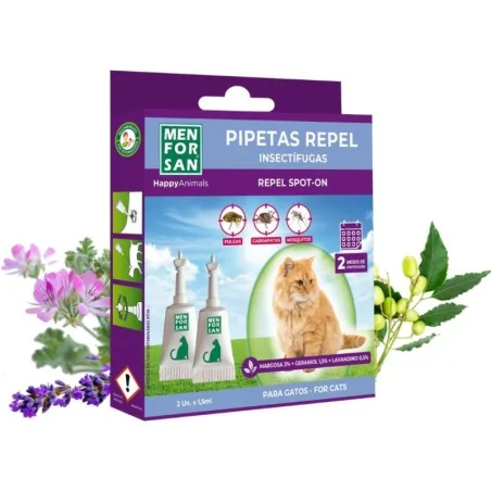 Transport-Pipettes Anti-Insectes pour Chats (2 pipettes )-Tunisie