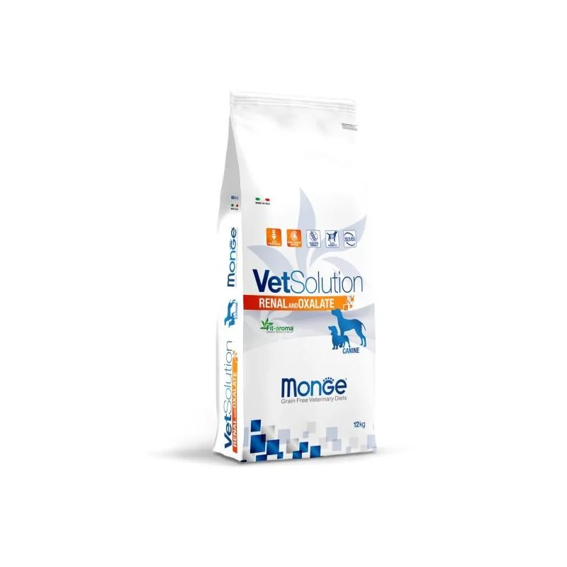 Croquette Chien-Monge VetSolution Renal & Oxalate pour Chiens - 12 kg-Tunisie
