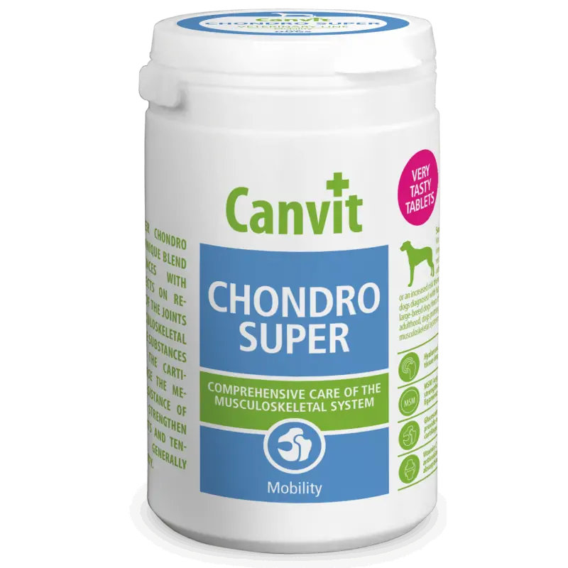Compléments Alimentaires-Canvit Chondro Super pour Chien 500g-Tunisie