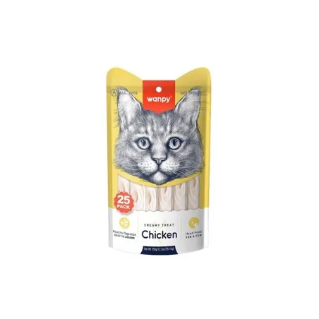 Friandises Chat-Wanpy Crème - Poulet (25*14g)-Tunisie
