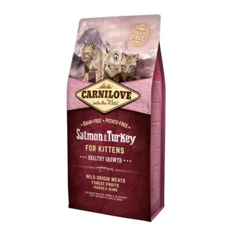 Croquettes Chat-Carnilove Saumon & Dinde pour Chatons - 6 kg-Tunisie
