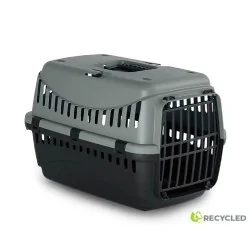 Cage ECOLine small porte plastique GRIS