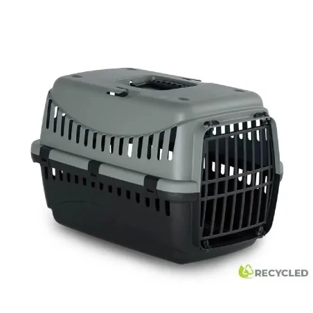 Cage de Transport-Cage ECOLine small porte plastique GRIS-Tunisie
