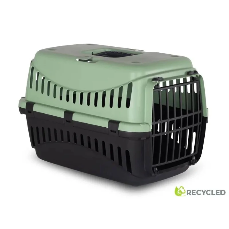 Cage de Transport-Cage ECOLine small porte plastique VERT-Tunisie