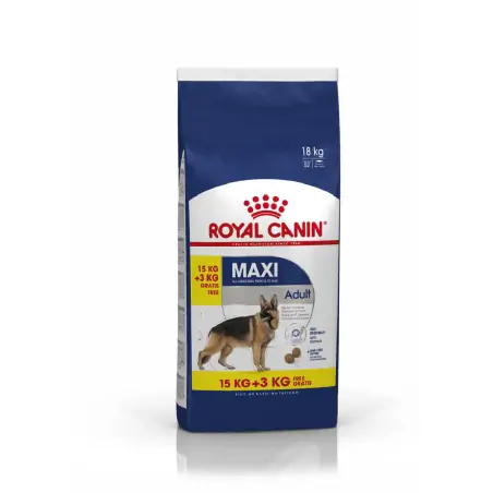 Croquette Chien-Royal Canin CHIEN Maxi Adult 15 kg + 3 kg Offerts-Tunisie