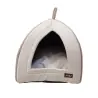 couchage-Tente AZ pour Chat ou Petit Chien – 43x43x43 cm – Beige Clair-Tunisie