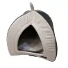 couchage-Tente AZ pour Chat ou Petit Chien – 43x43x43 cm – Gris Anthracite-Tunisie