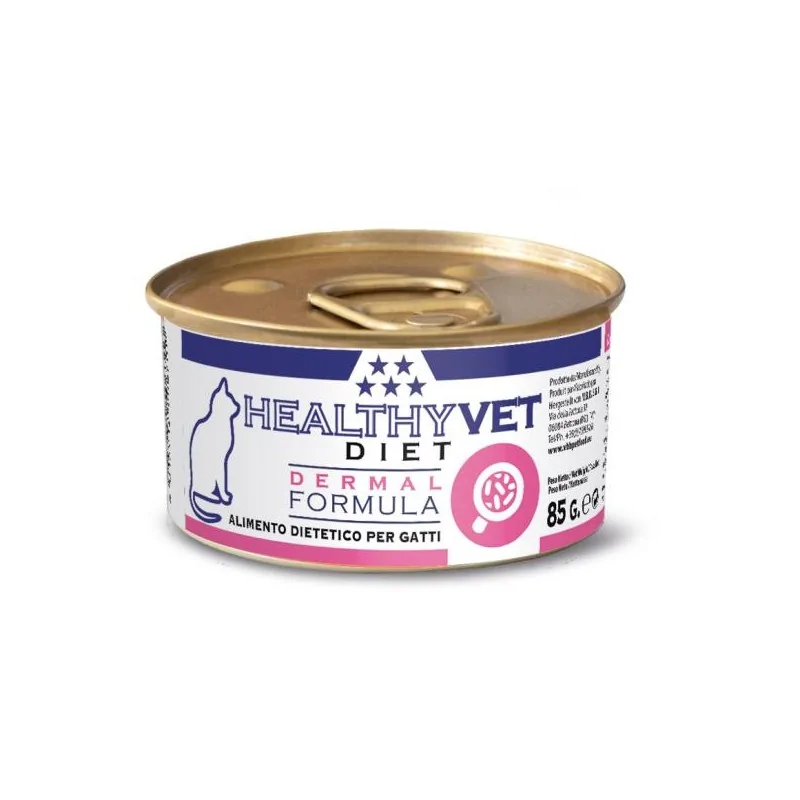 Humides Chat-HEALTHY VET DERMAL CAT 85 GR-Tunisie