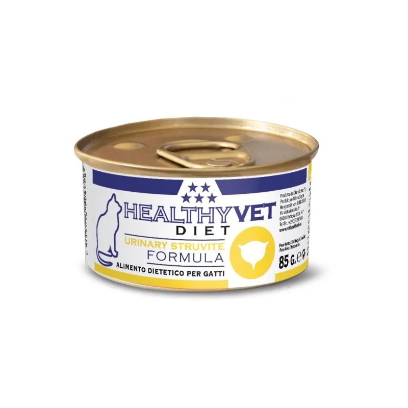 Humides Chat-HEALTHY VET URINARY STRUVITE CAT 85 GR-Tunisie