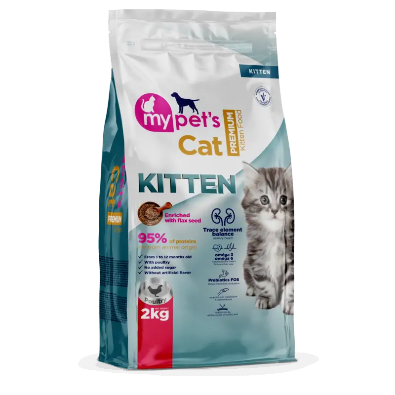 Croquettes Chat-My Pet’s – Croquettes Premium pour Chatons et Chattes en Gestation – 2 kg-Tunisie