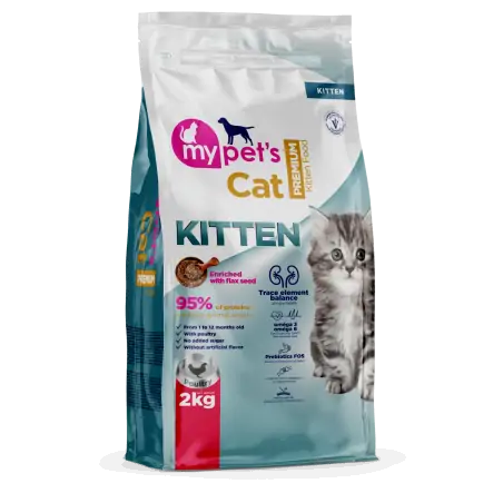 Croquettes Chat-My Pet’s – Croquettes Premium pour Chatons et Chattes en Gestation – 2 kg-Tunisie