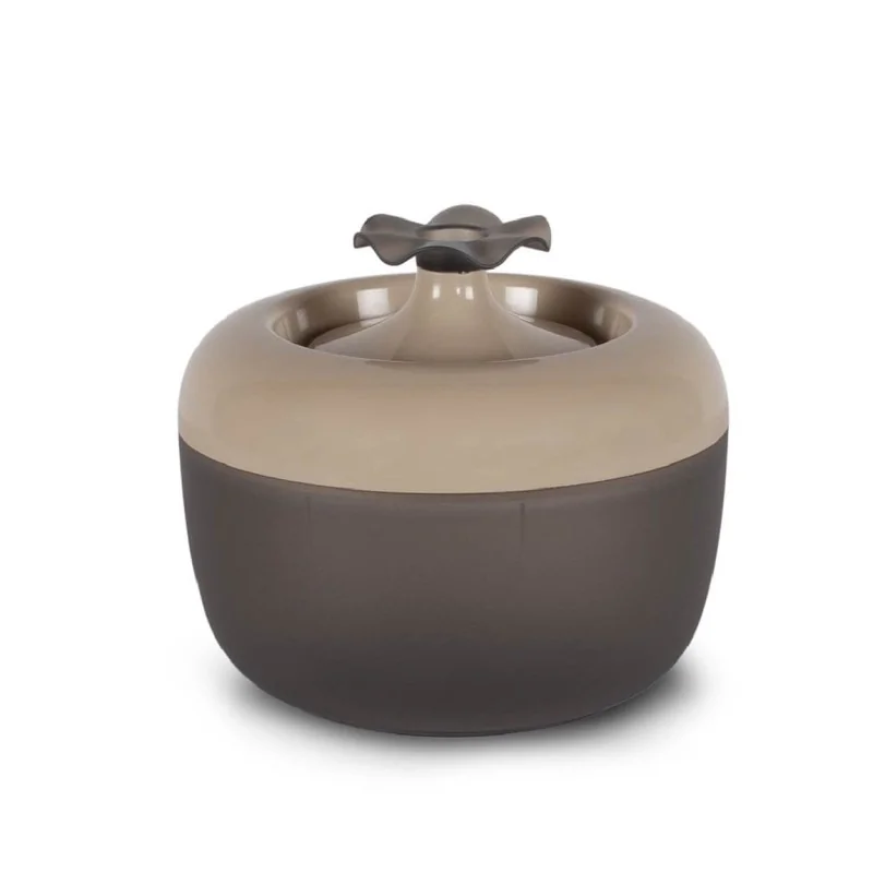Gamelles et Distributeurs-Fontaine Malaga Tulipe pour Chat et Chien – Moka – 1,7 L-Tunisie
