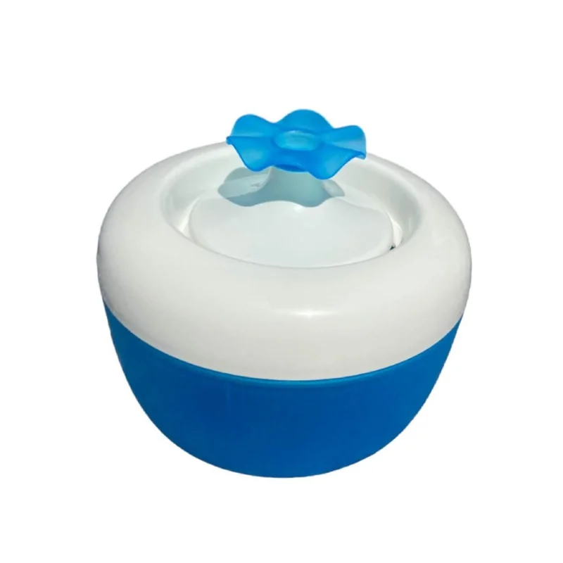Gamelles et Distributeurs-Fontaine Malaga Tulipe pour Chat et Chien – Bleu – 1,7 L-Tunisie