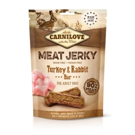 Friandises Chien-CARNILOVE JERKY TURKEY & RABBIT BAR 100 G-Tunisie