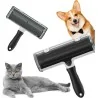 Brosse pour chat-Rouleau Anti-Poils Réutilisable pour Animaux – Brosse Magique pour Chien & Chat-Tunisie