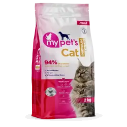 My Pet’s – Croquettes Premium pour Chats Adultes à la Volaille – 2 kg