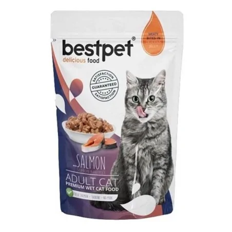 Humides Chat-BESTPET POCHON SALMON 85GR-Tunisie