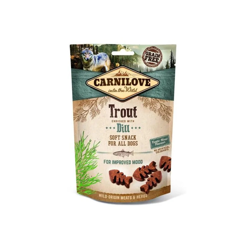 Friandises Chien-Carnilove – Snack pour Chien – Filets de Truite – 200 g-Tunisie