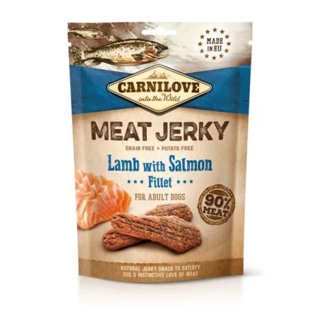 Friandises Chien-CARNILOVE JERKY LAMB & SALMON FILLET 100 G-Tunisie