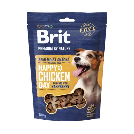 Friandises Chien-Brit Premium By Nature friandises tendres au Poulet et à la Framboise 180g-Tunisie