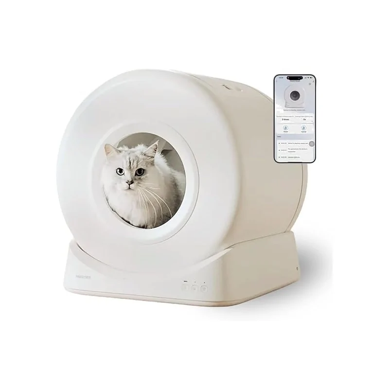 Maison de Toilettes-Pawgether – Maison de toilette Automatique pour Chat – Comfy Smart 2 – Contrôle App & Sécurité-Tunisie
